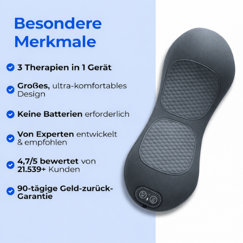 NERVENPFAD Pro - Dreifach Fusions Massager Gerät gegen Ischiasbeschwerden